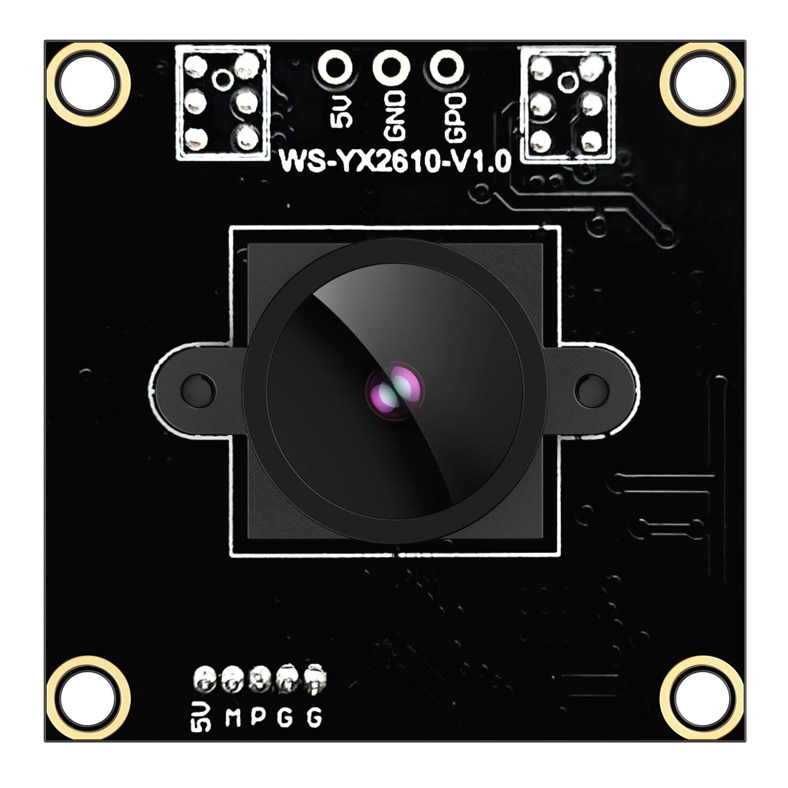 innomaker USB 2.0 UVC Camera Module U20CAM-PS5268 with 2MP PS5268 Color Sensor 85dB Wide Dynamic Range 1080p 30fps,Plug and Play for Windows/Linux/Mac/Android/Raspberry Pi/Jetson Nano/ARM Boards/PC