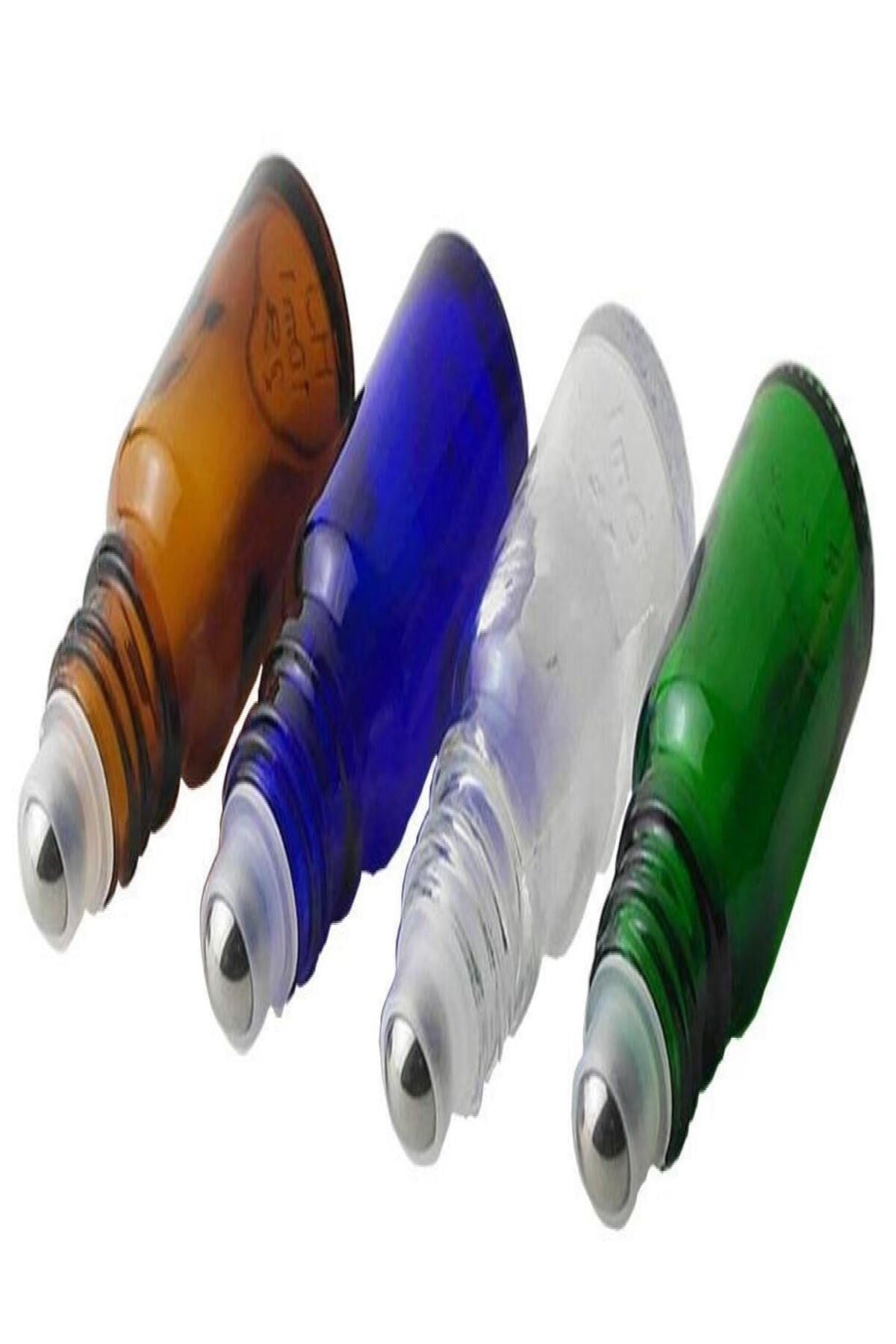 Hyd 5 Adet 20 Ml Amber Roll On Cam Şişe Asorti Karışık Renk