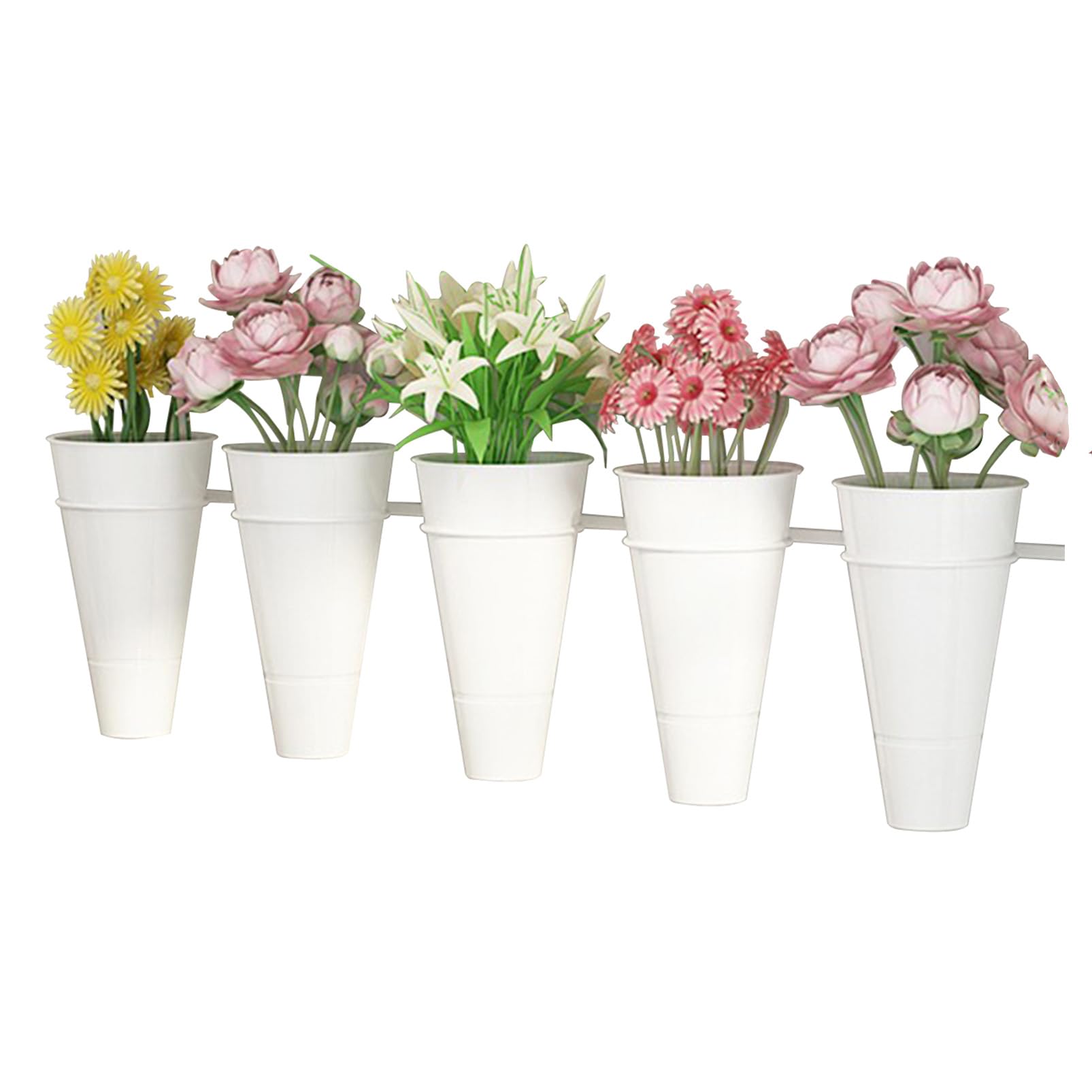 Espositore per Fiori Secchi per Fiori in plastica, Porta Piante Decorativo a Parete Scaffale per Bouquet di fiorista, Negozio di Fiori freschi Supporto per Piante per contenitori Floreali