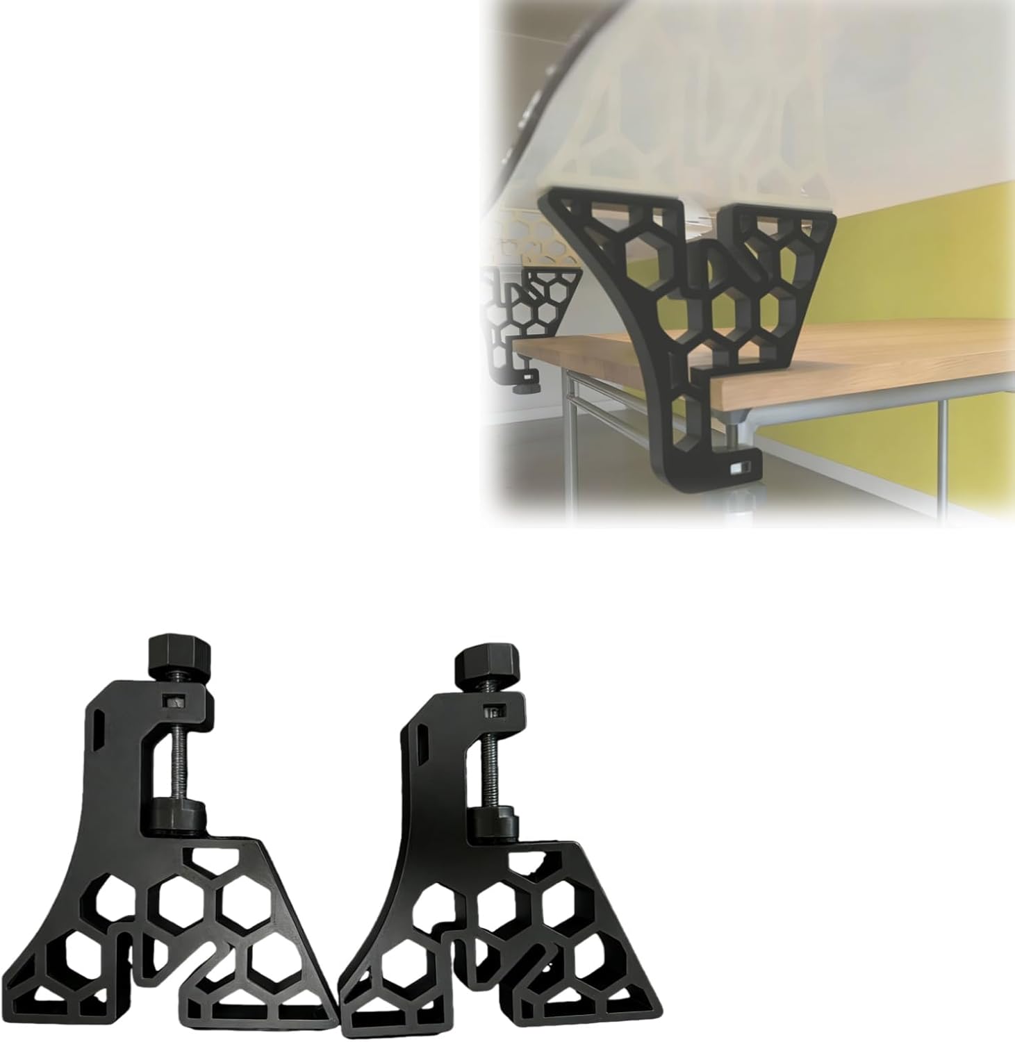 Ski Snowboard Waxing Tool Compatible with Ski Tuning Vise Bench Mount Adjustable Snowboard Maintenance Clamp