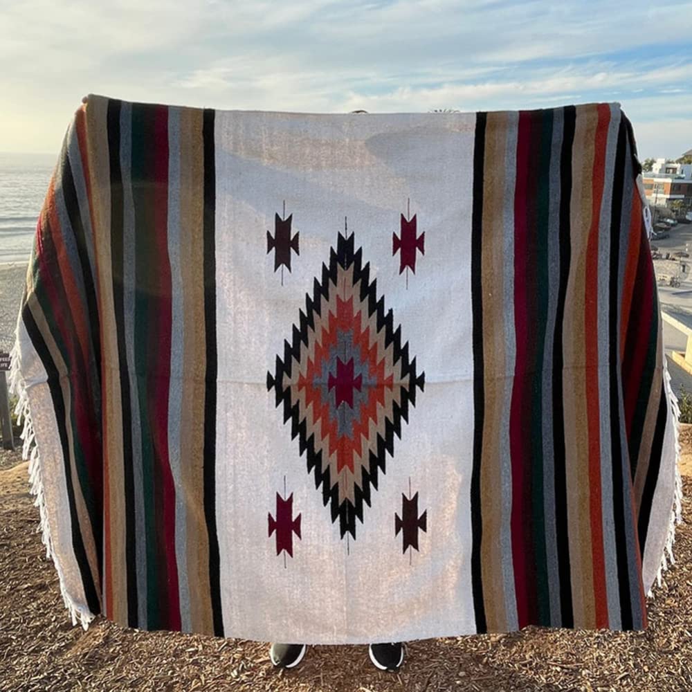soonbuy Beach Blanket, Mexican Blankets, Mandala Tapestry, Beach Towel or Picnic Throw