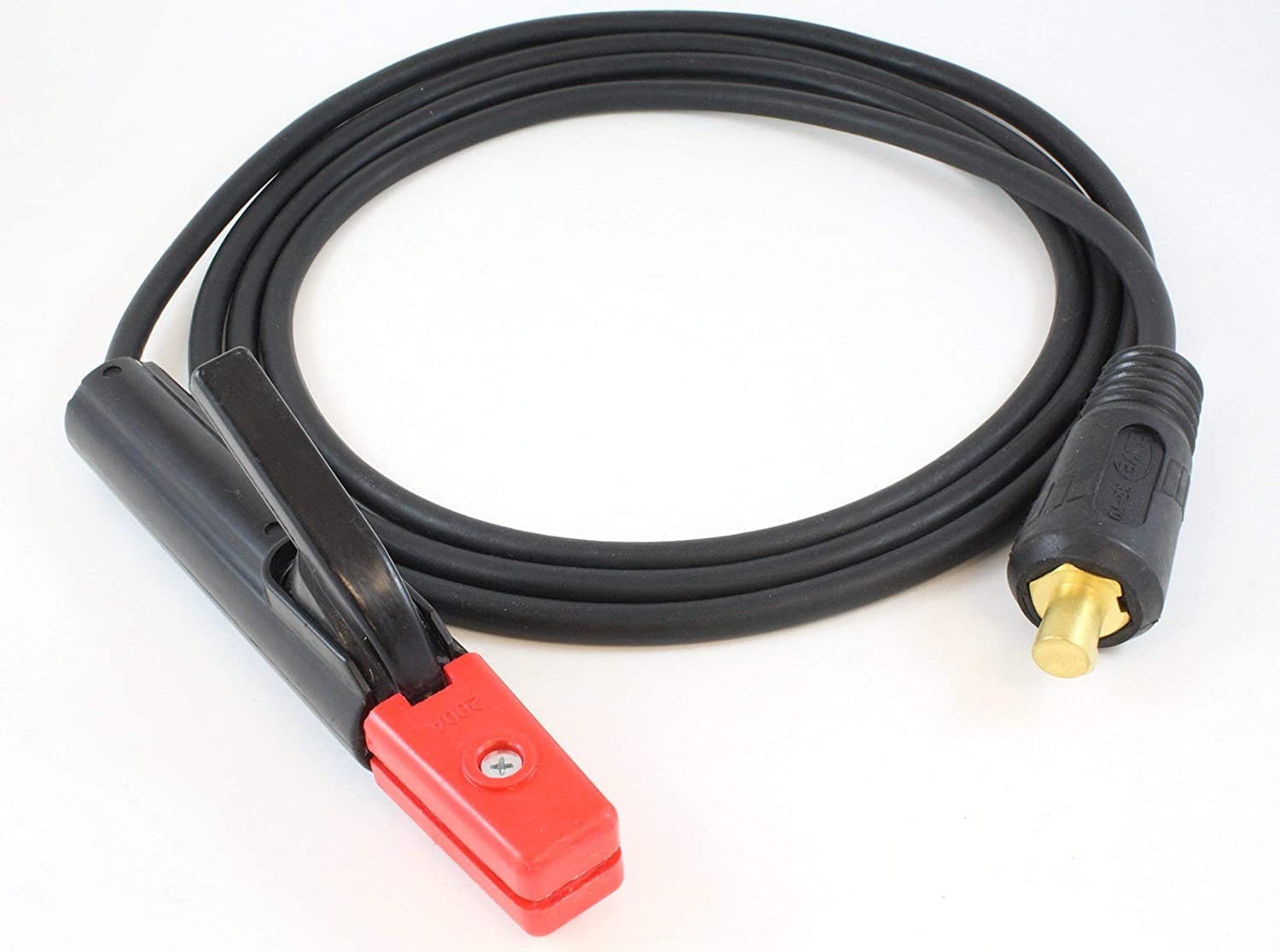 TECHNO TRONICS 3550 size bigg Welding Electrode Holder & Earthing Clamp with Cable Connectors Suitable for 200-450 Amp Welding Machine (100% Copper Based) TECHNO TRONICS 3550 size bigg Welding Electrode Holder & Earthing Clamp with Cable Connectors Suitable for 200-450 Amp Welding Machine (100% Copper Based)