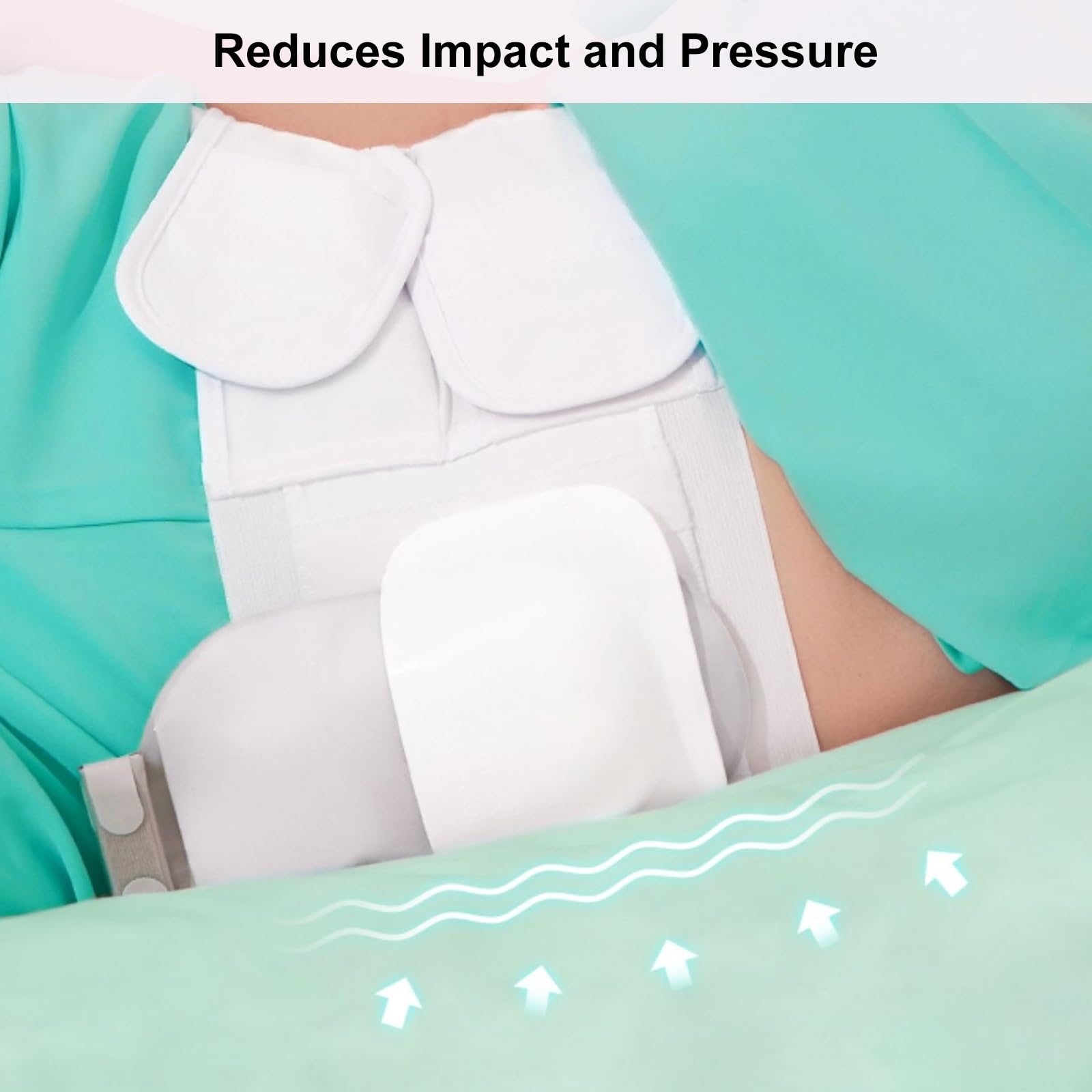Cinturón para Ostomía Ajustable Faja Hernia Umbilicalpara Hombres y Mujeres Ajuste Ceñido e Invisible Cómodo para el Cuidado Posoperatorio(M)