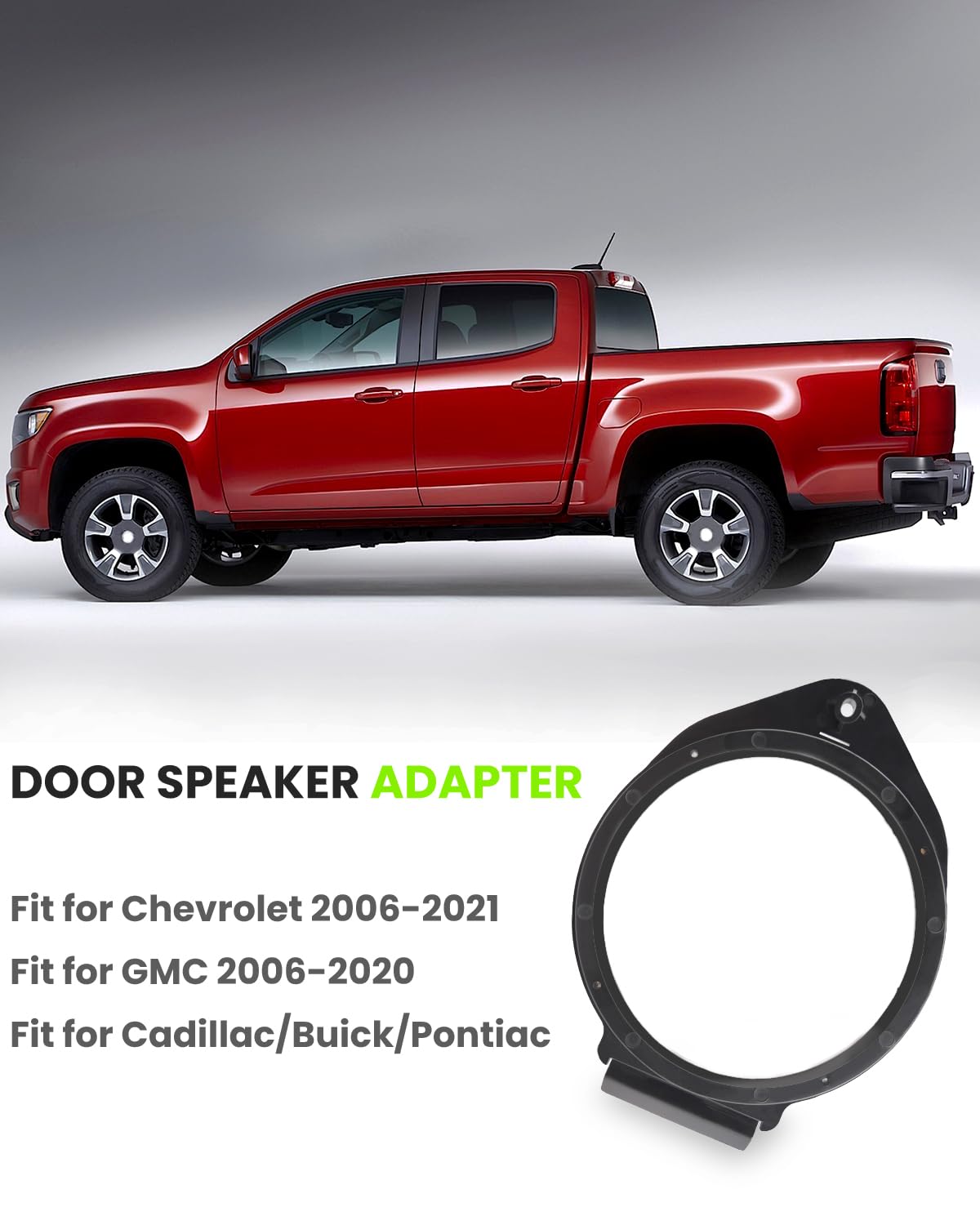 Car Audio Speakers RED WOLF Front/Rear Door Inch Aftermarket