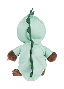 Amazon.com: Monchhichi Dinosaur Hoodie by Sekiguchi - 8-inch