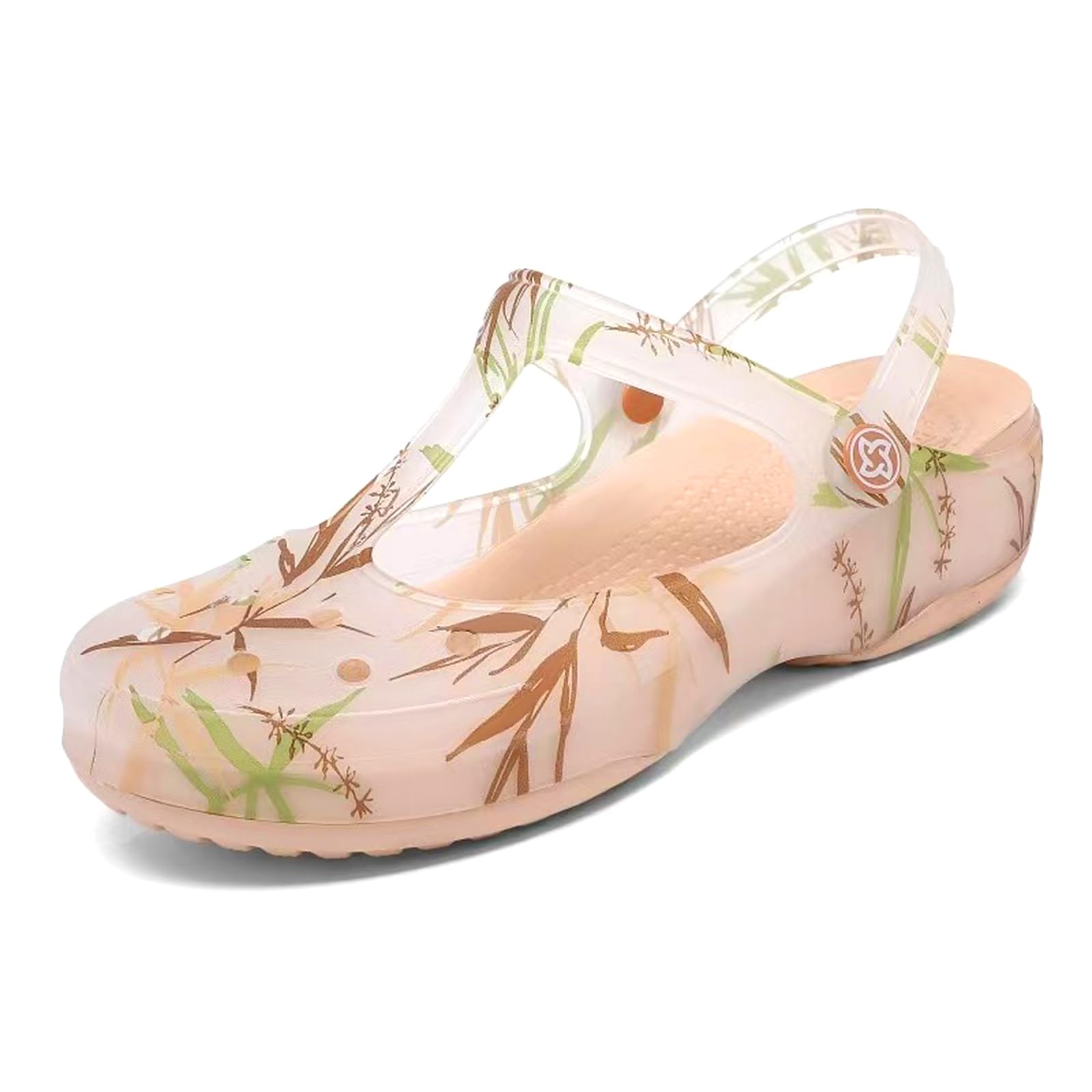 WPY Women’s Lightweight Platform Clogs Sandals – Slip-On Breathable Water Shoes, Non-Slip Beach Garden Walking Comfort EVA