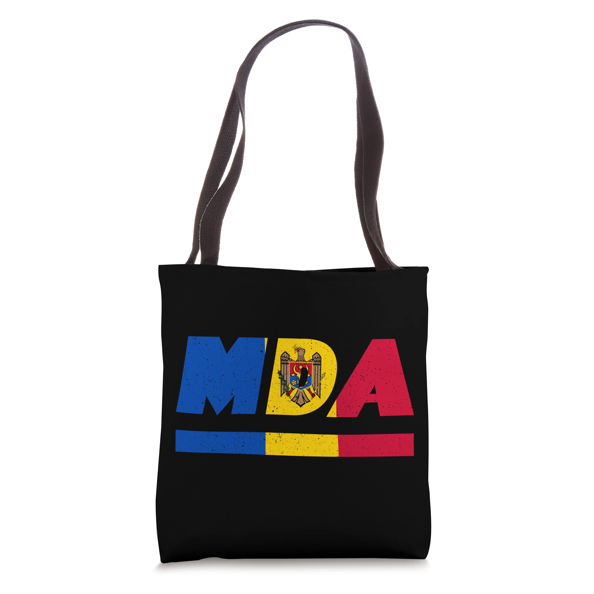 Moldova Design MDA. Moldovan Outfit with Flag Tote Bag
