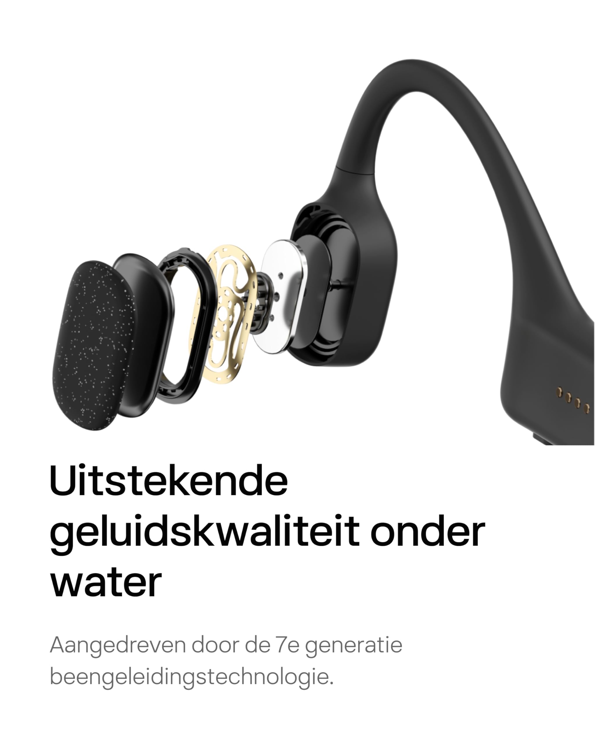 Bluetooth 5.4 Beengeleidingshoofdtelefoon, waterdicht, IPX5