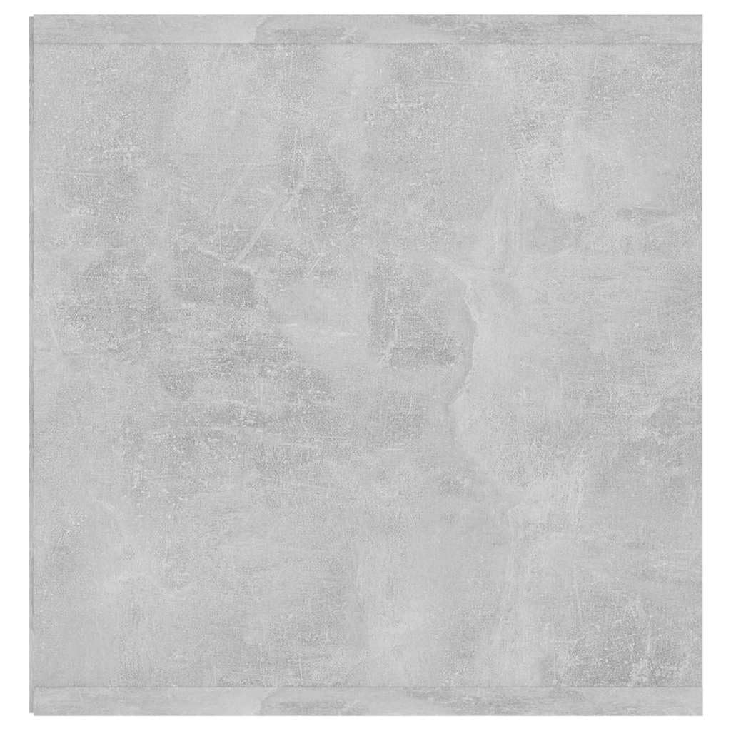 Mobile TV grigio cemento in legno 107 x 35 x 37 cm con 3 scomparti, versatile come tavolino TV, mobile basso, credenza, comò per soggiorno e home theatre