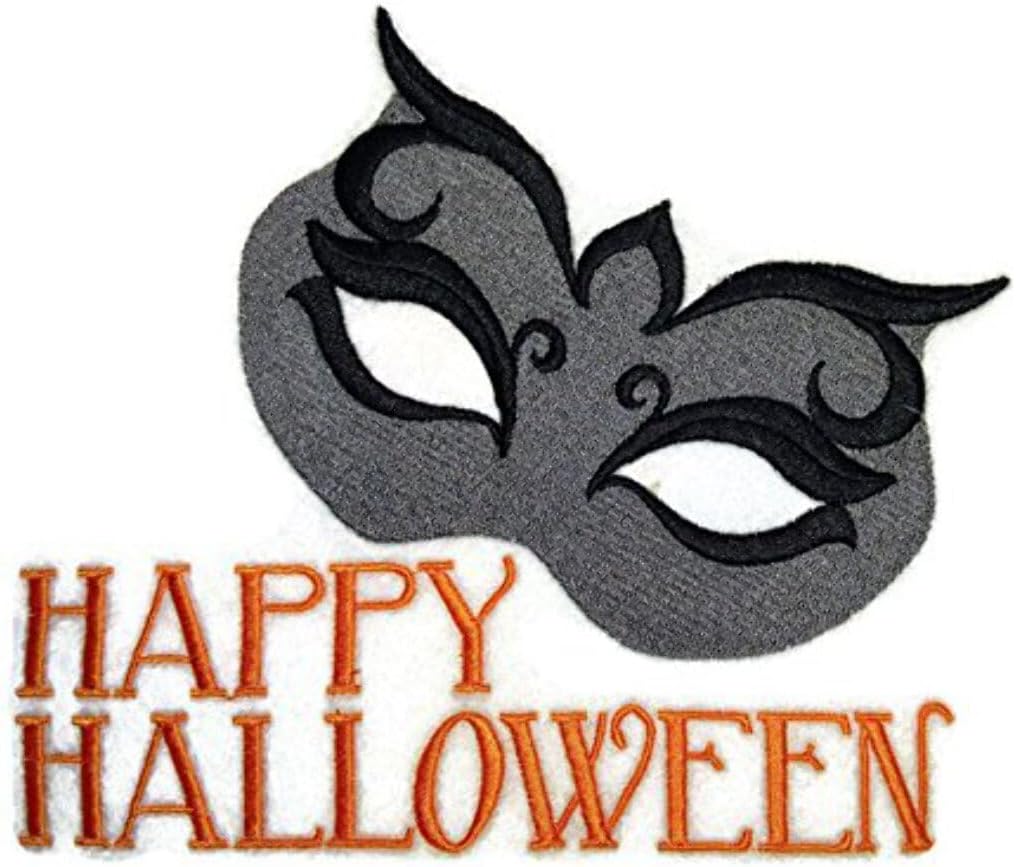 Custom and Unique Happy Halloween [ Mysterious Halloween ]Embroidered Iron on/Sew Patch [6.83" * 5.47"] [Made in USA]