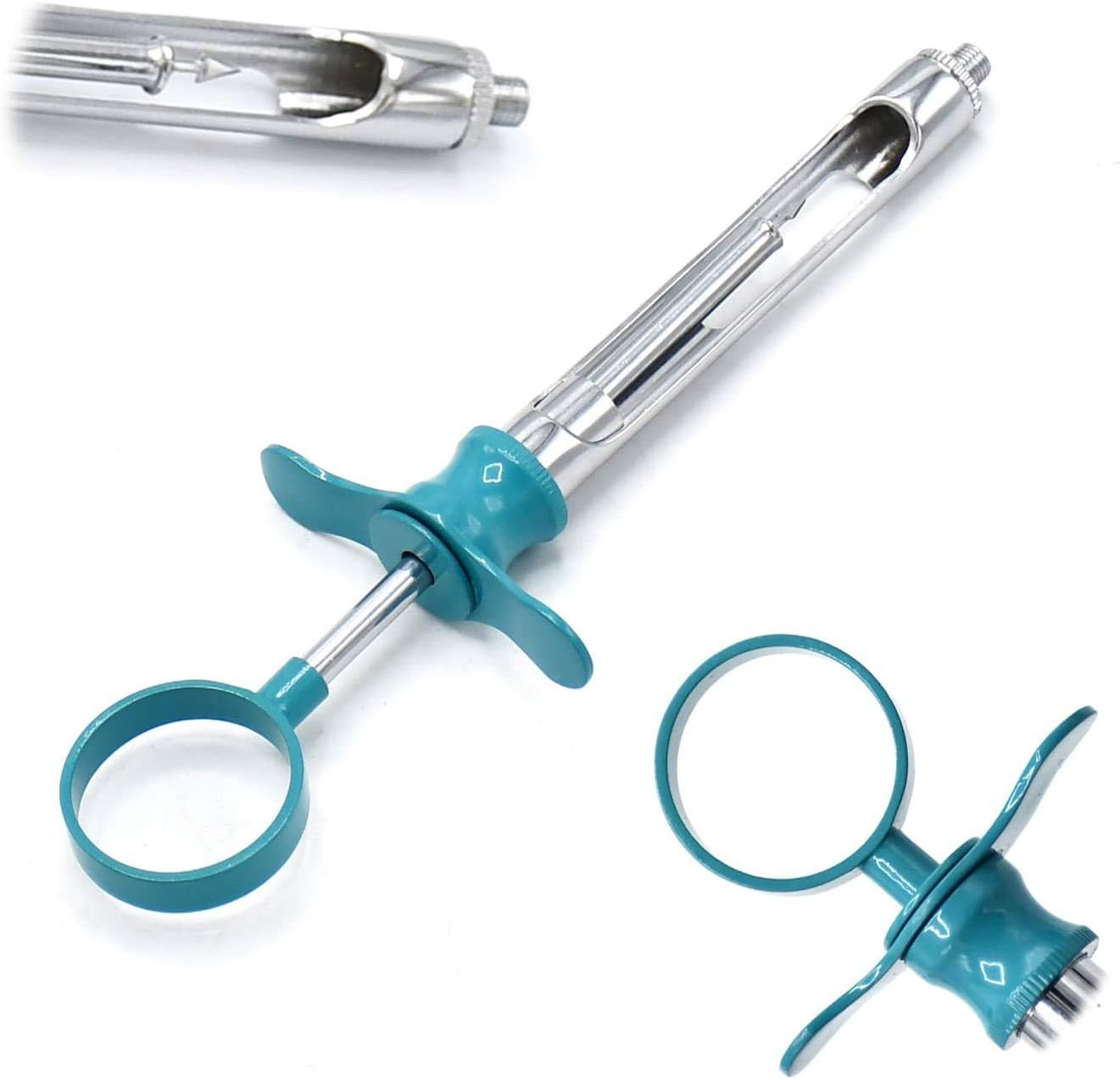 OdontoMed2011 Pack of 7 Pcs Aspirating Syringe CW Type 1.8cc Color Handle Mix Color Dental Instruments