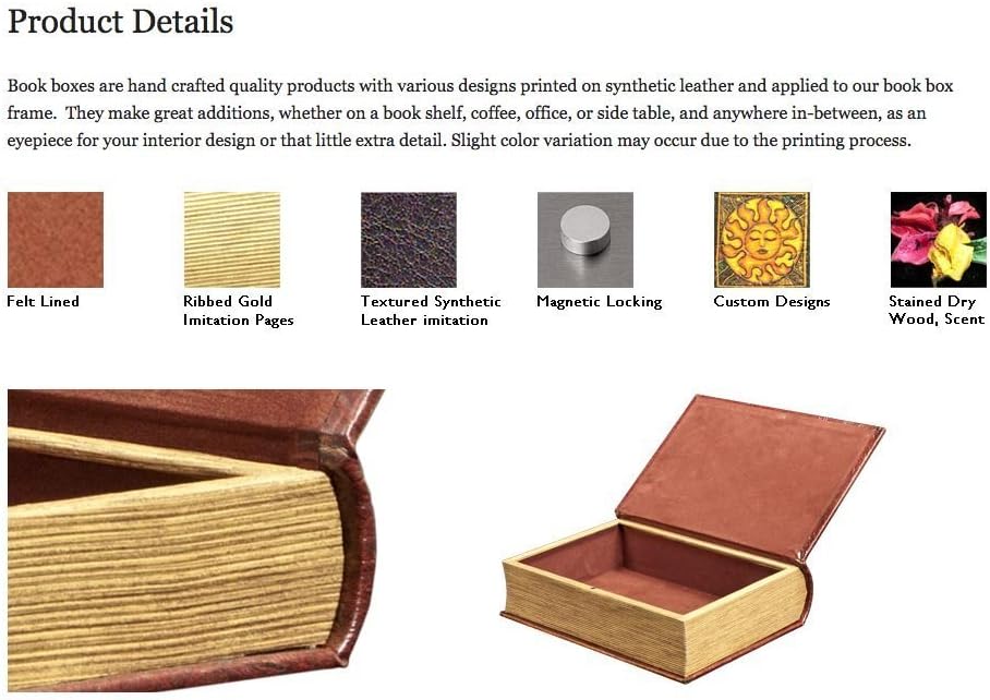 Fairy in Flowers Decorative Book Box Leather Over Wood Book Box Fairy Jewelry Box Girls Keepsake