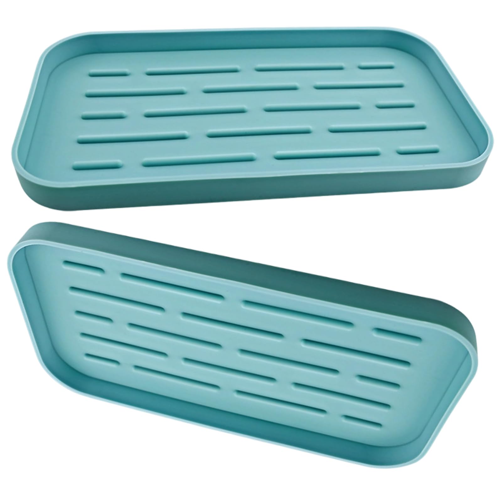 Hsioluted Multipurpose Kitchen Drain Rack Flexible Designs Fit Various Size for Organized Counter Space Kitchen Sink Organizers