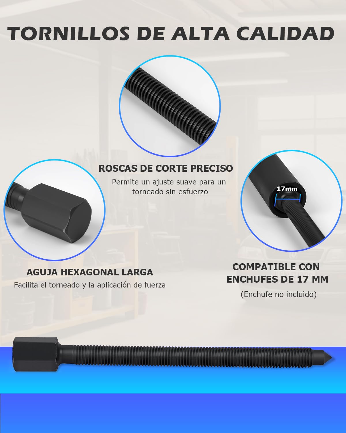 DAYUAN Juego de 14 piezas de extractores de rodamientos, extractor de coronas, cuchillas divisorias, juego de extractores de rodamientos incl. maletín