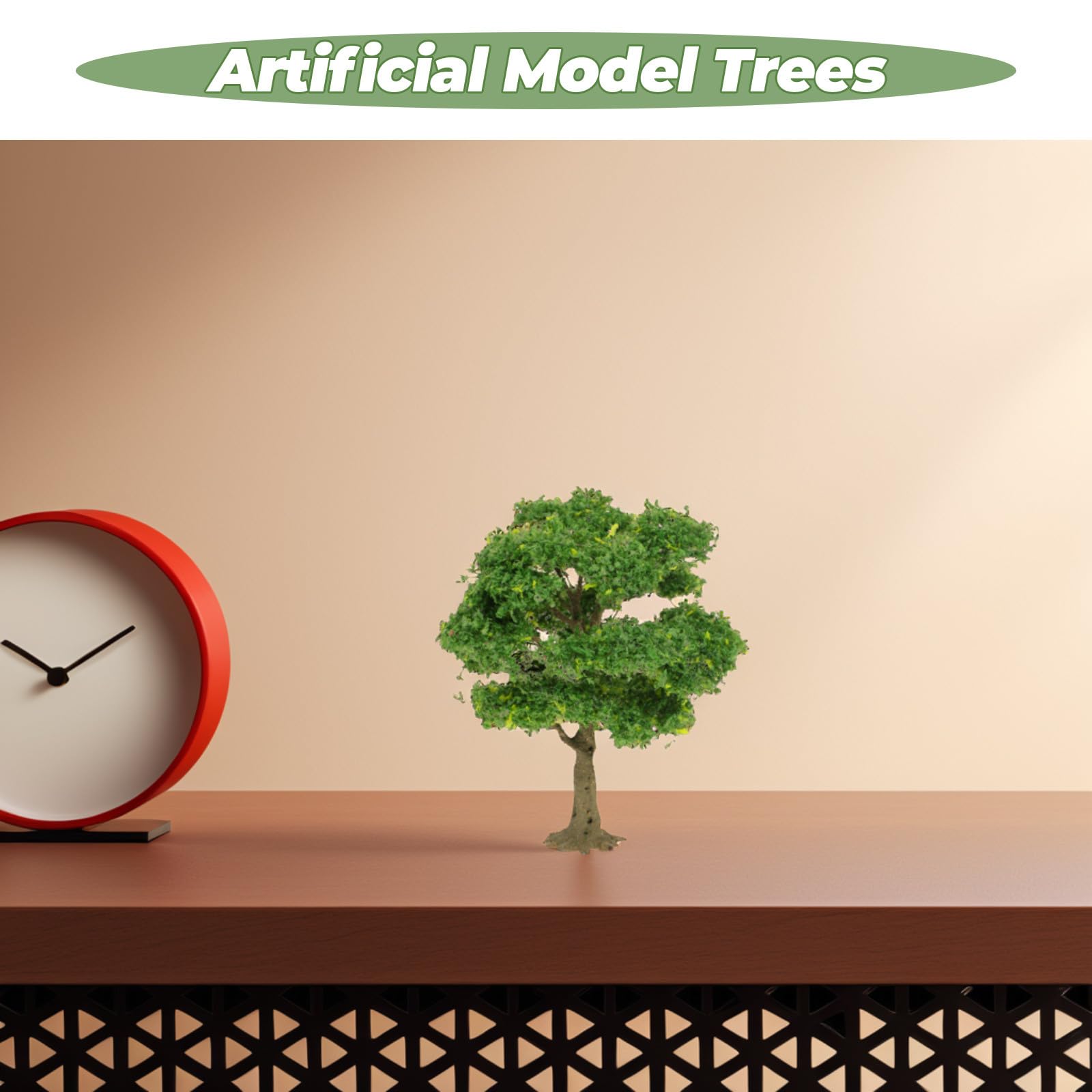 LALAFINA Arbre Modélisme en PVC Robuste pour Décor Miniature de Trains et Projets de Bricolage Accessoire pour Micro-Paysage et Diorama
