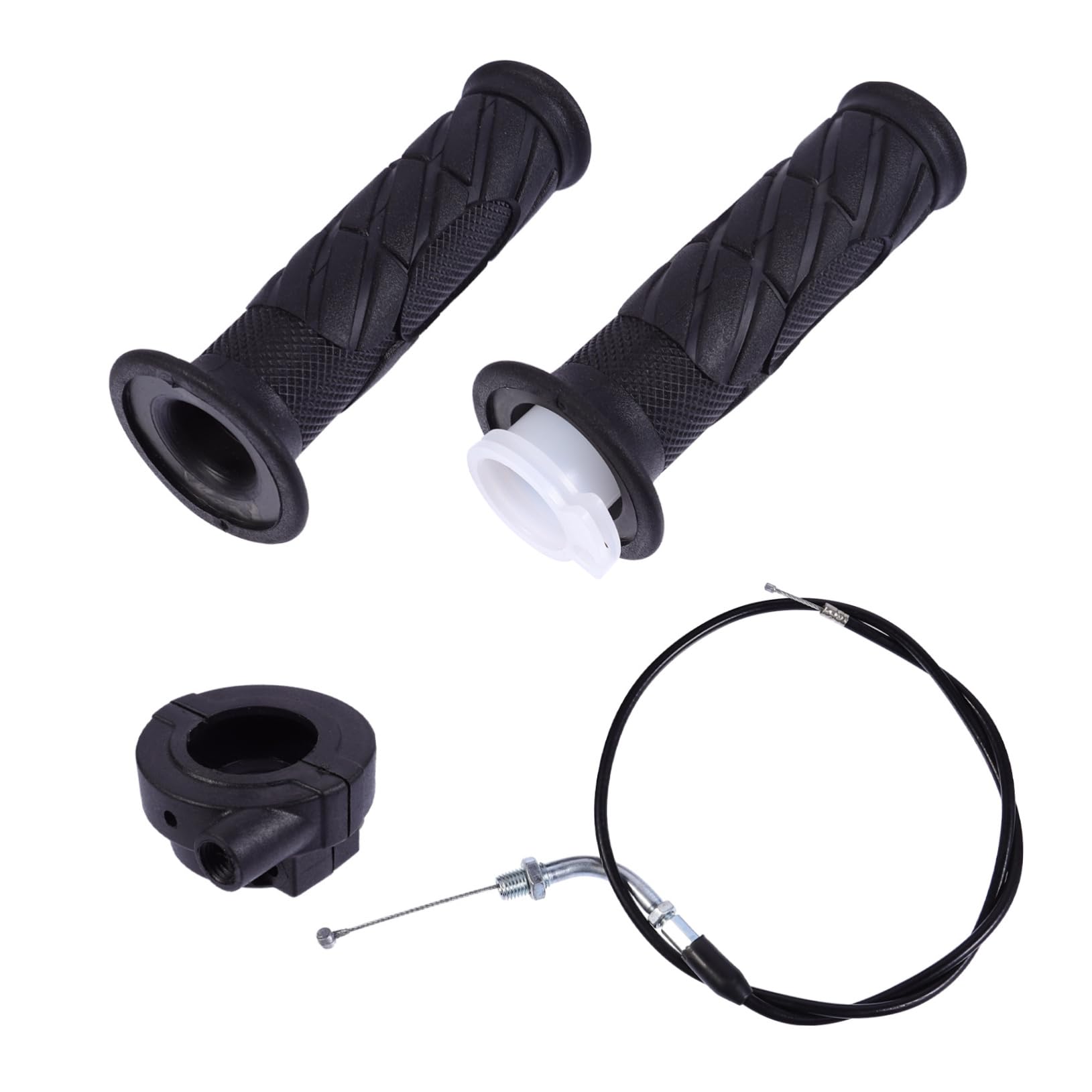 Parliky 1Set Motorcycle Gas Handlebar Grip Ergonomic Throttle Control for Efficient Speed Management Easy Installation for Motorbike Modification Durable and Practical Design