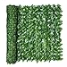 Produktbild Sunneey Balkon-Sichtschutzhecke Roll, Sichtschutz Balkon Efeu Blätter, Mauer Landschaftsbau Zaun Künstliche Hecke Und Faux Ivy Vine Blattdekoration Wassermelone/Apfelblatt Für Balkon, Garten
