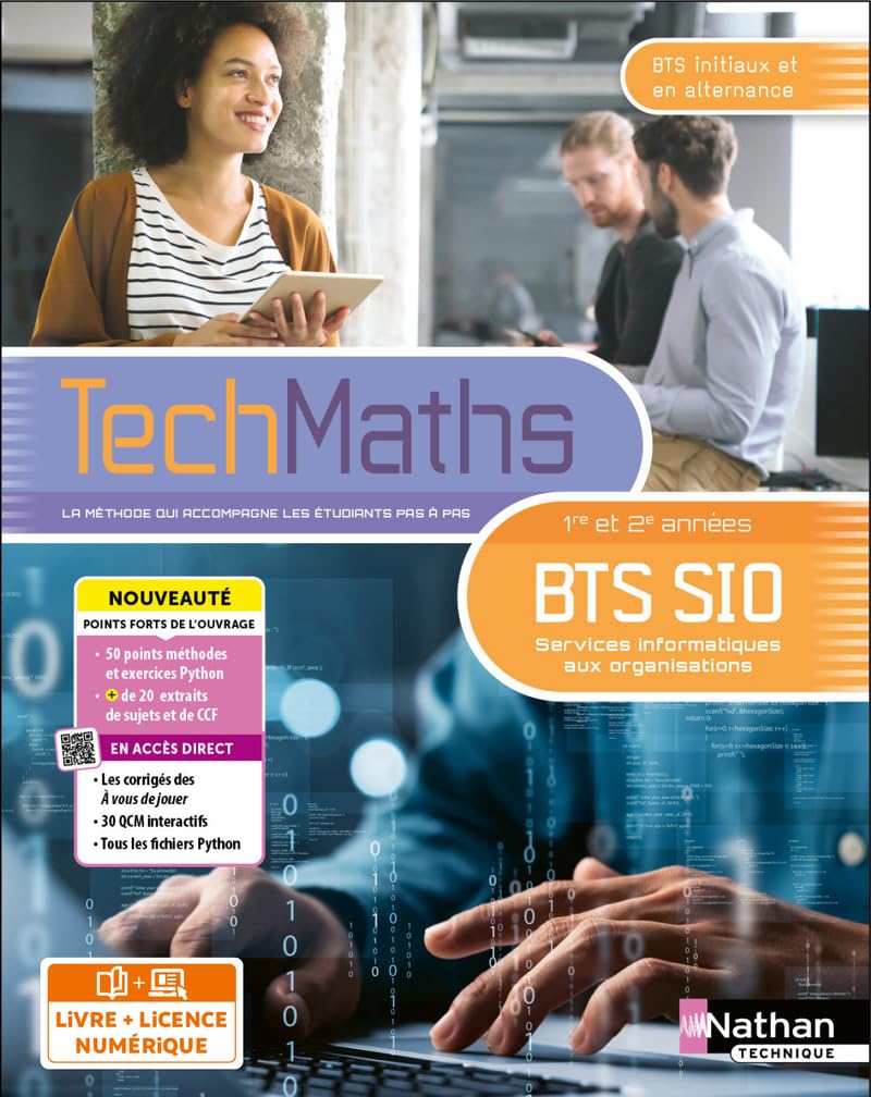 Mathématiques - BTS SIO 1re et 2e années - Coll. TechMaths