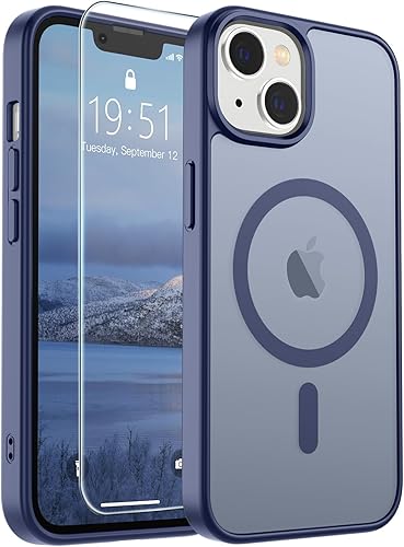 Miniatura 28 de SUPFINE Funda magnética para iPhone SE 2022 (3ª)/2020 (2ª), iPhone 8 (compatible con MagSafe) (protección contra caídas de grado militar), funda