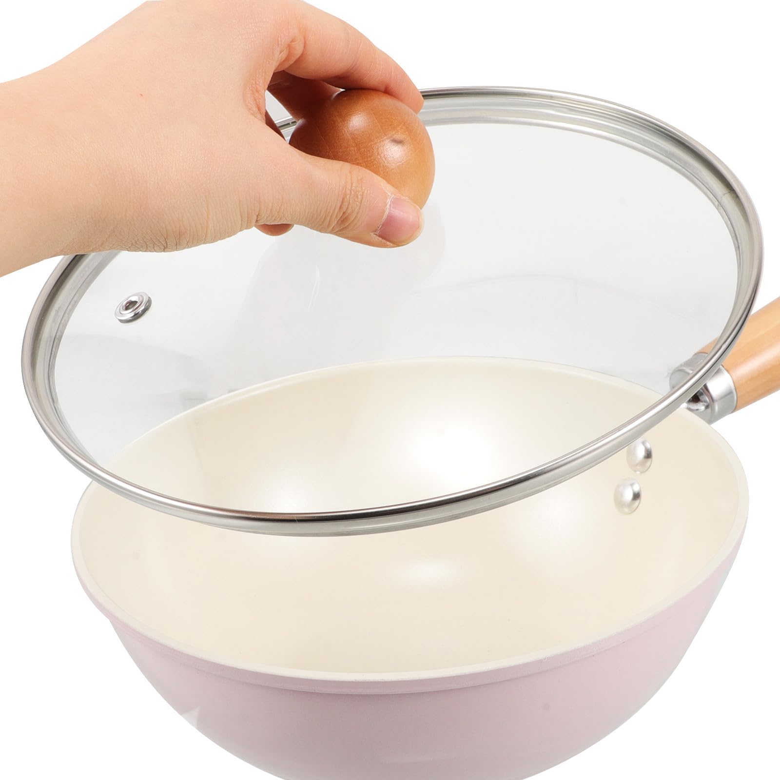 Sartén Pequeña Antiadherente de Hierro para Cocina de Inducción con Mango Resistente y Superficie Duradera Adecuado para Comidas Familiares en Estufa