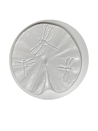 Dragonfly Stepping Stone Mold, Concrete Stepping Stone Mold, 15 Inch Square, Plastic, Injection Molded