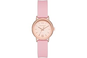 Women's Ardmore Three Hand Silicone Watch, Blush Pink