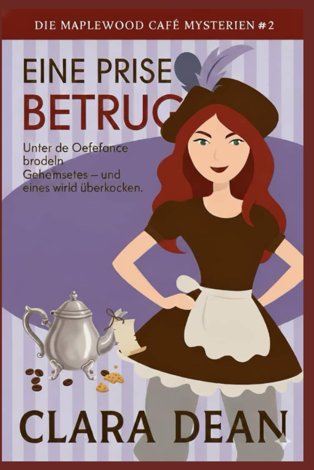 Eine Prise Betrug: Ein Fernsehbackwettbewerb gerät außer Kontrolle, als der Wettstreit tödlich endet. (Die Maplewood Café Mysteries)