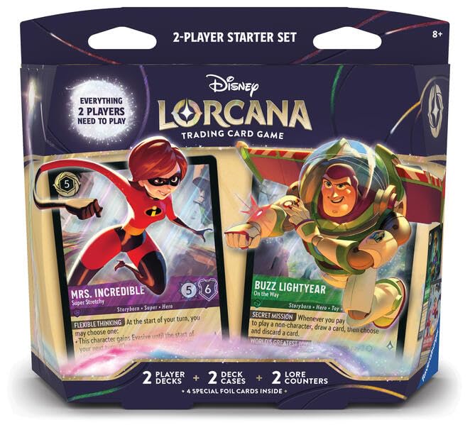 Disney Lorcana TCG: Desconocido Wild - Mazo de Inicio para Dos Jugadores Inglés