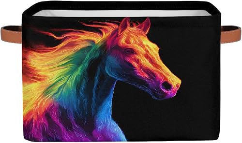 Miniatura 23 de Cesta de almacenamiento pequeña de color rosa con asas para niños, cubo plegable de tela, organizador de almacenamiento para guardería, sala de