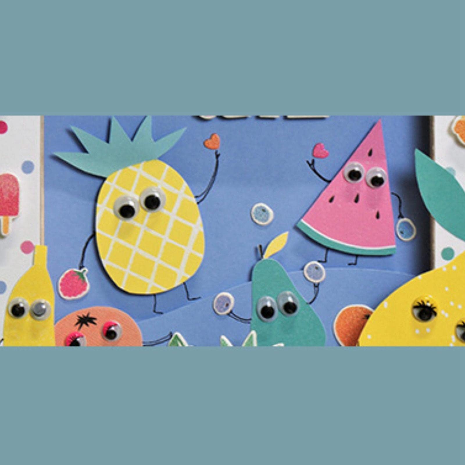 Gralara Wiggle Eyes Set Bewegliche Plastikaugen Selbstklebende Bastelaugen Großer Puppenaugen Simulation Tieraugen für DIY Scrapbooking für Dekoration, 1000 Stück 20 mm