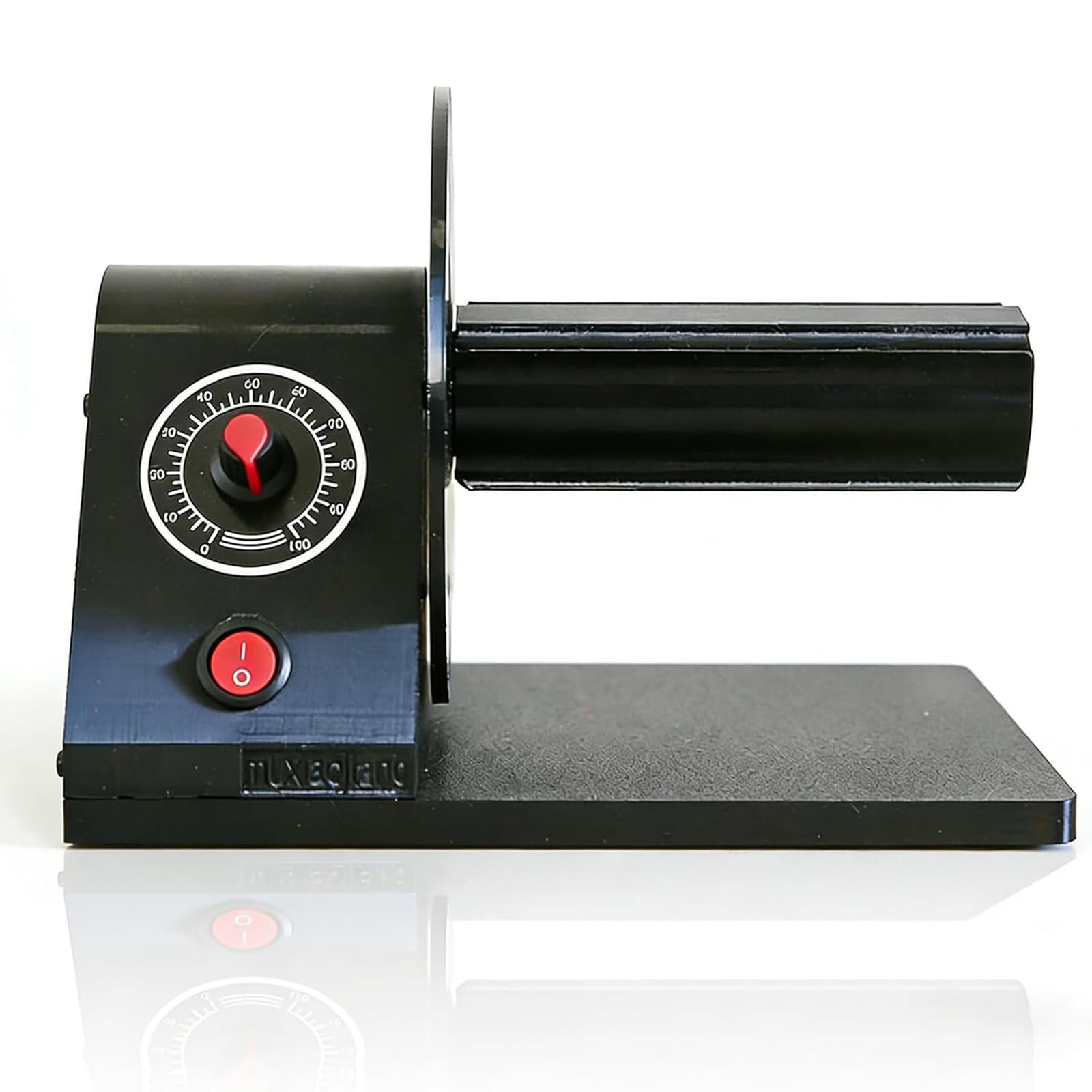 Mini automatyczny nawijacz etykiet, elektryczna maszyna do przewijania etykiet z 3 rolkami, regulowana prędkość i automatyczna synchronizacja z drukarką, maksymalna szerokość przewijania 110 mm