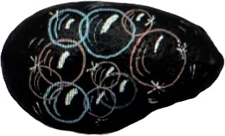 Bubbles Decorative hand painted rocks, garden stones, and bricks for indoor and outdoor use (3"-5") Medium (5"-8") Large (Medium)