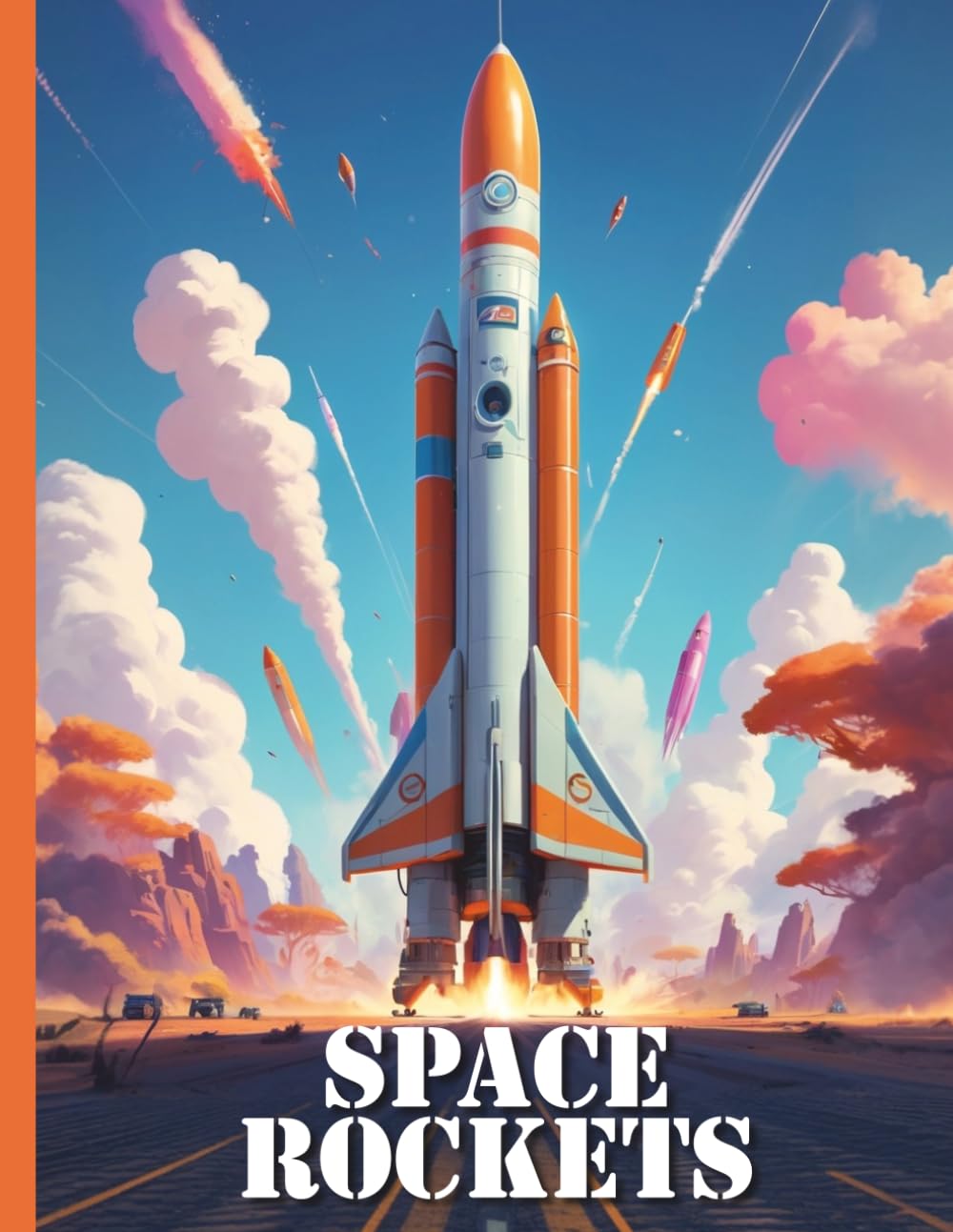 Space Rockets Coloring Book XXL: Immerse Yourself in the Fascination of Space: Your Realistic Rocket Coloring Book