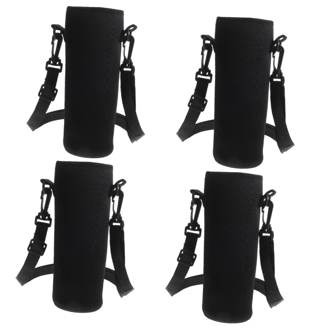 YARNOW Insieme della Tazza Bottiglia d'Acqua Manica Bere Una Bottiglia con Coperture Isolanti Coperchi di Protezione della Tazza Panno da Immersione Black