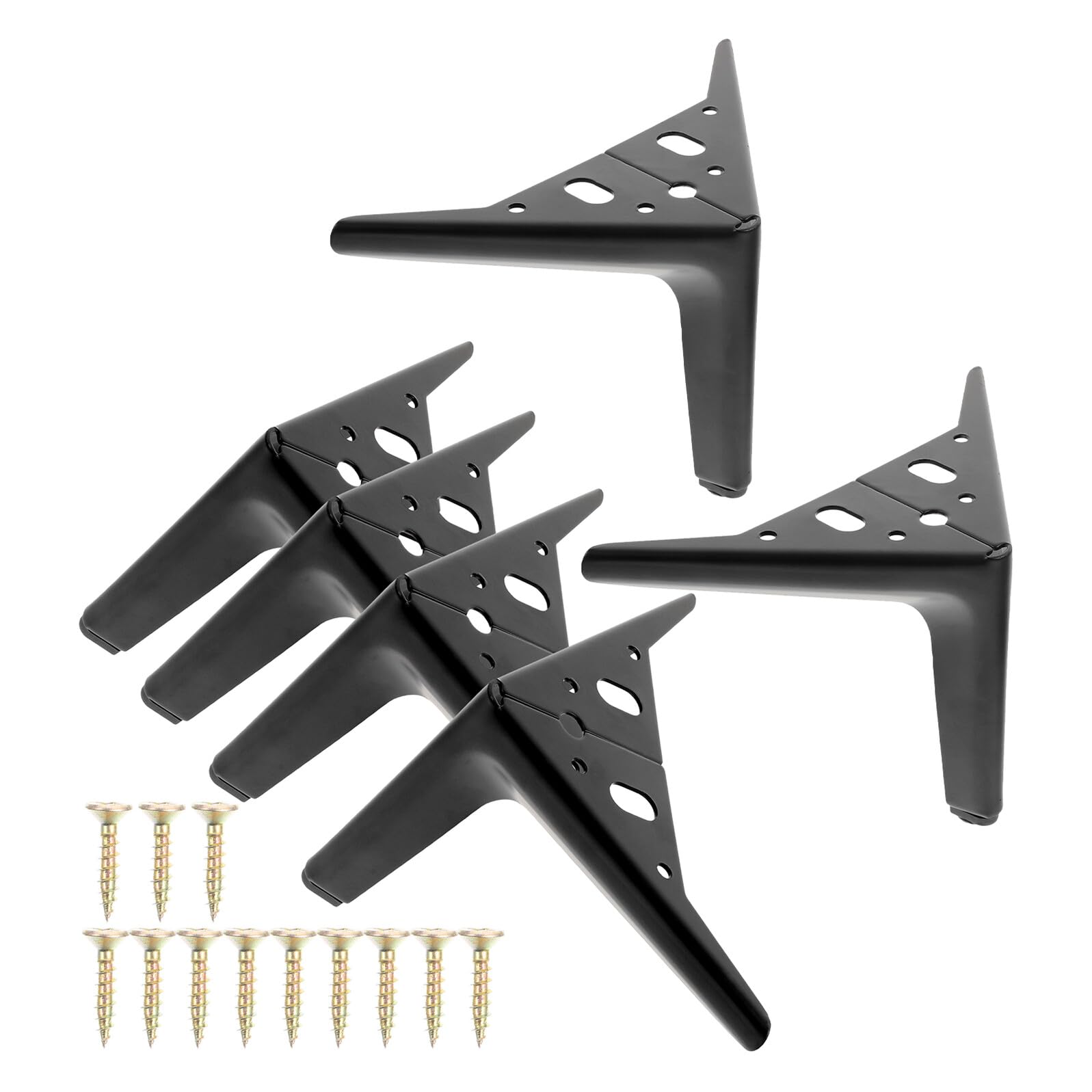 Patas de muebles metal resistentes instalación fácil contra hundimiento de armarios