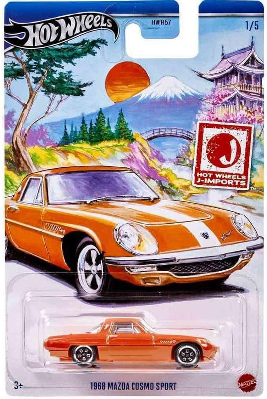Cars J-Imports 1988 Mazda Cosmo Sport Ages 3 and Up (Orange)