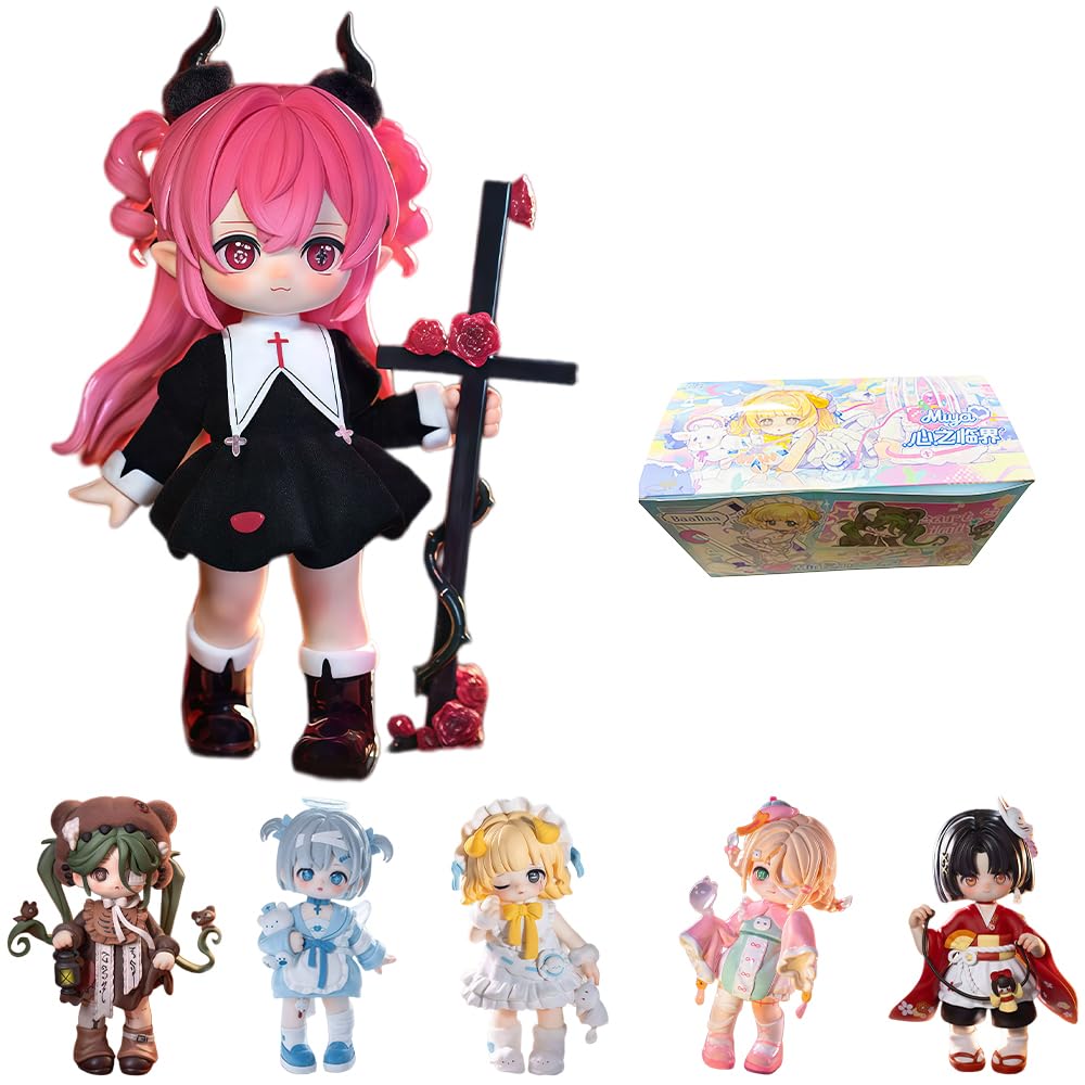 niannyyhouse Blind Box Figur, PVC-Sammelpuppen, Heart's Critical Point Serie, Sammlerstück-Ornamente (6 Stück)