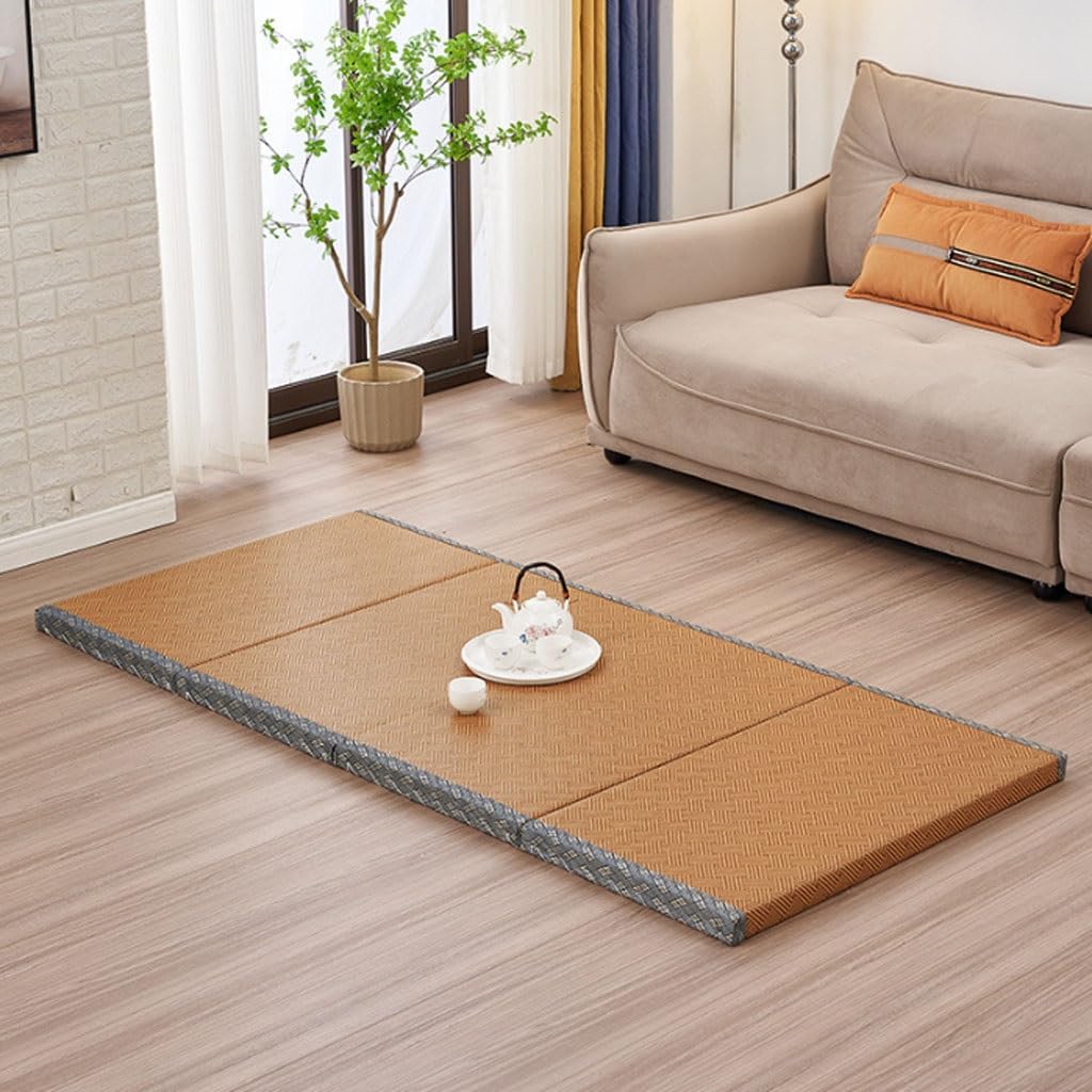 Materassino futon pieghevole in fibra di cocco per meditazione, yoga, sala zen
