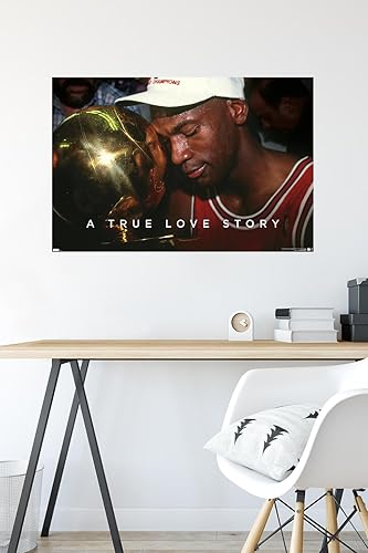 Miniatura 4 de Michael Jordan - Póster de pared de una verdadera historia de amor