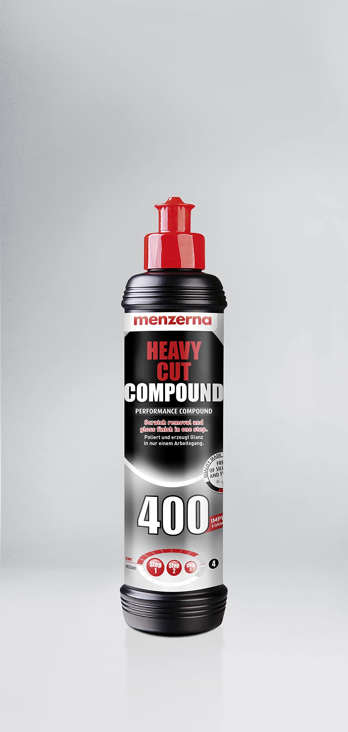 menzerna - Set di polish: “Heavy Cut Compound 400” & “Medium Cut Polish 2500” & “Super Finish 3500”