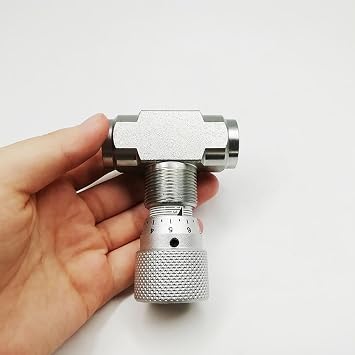Hydraulic Adjustable Flow Control Two-Way Valve, 2 Pcs NPT Male Thread Pipe Adapters, Compatible with Mini Excavator Hydraulic Cylinders, 40MPa(Type-STB-G3/8)