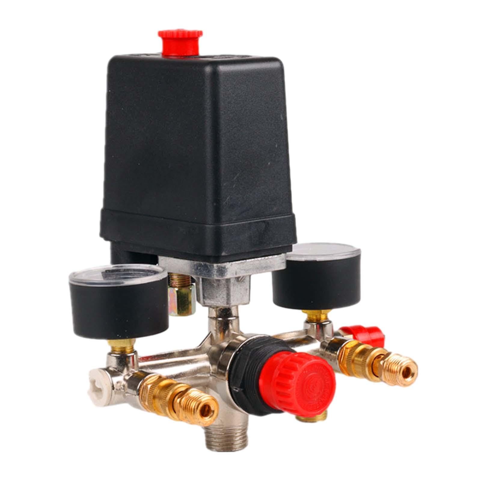 Fenteer Interruptor de Presión para Compresor de Aire Neumático, Accesorio Reductor de Fácil Instalación.