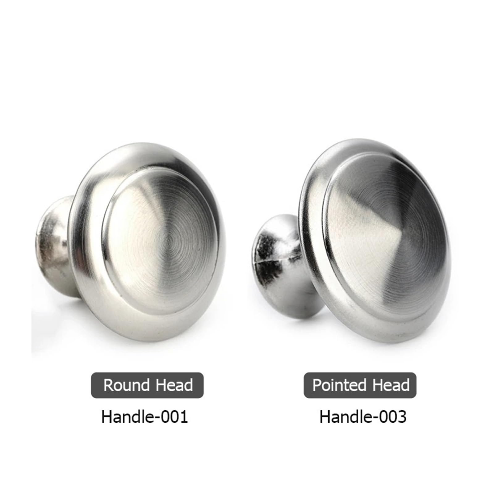 Boutons d'armoire ronds Lot de 12 poignées de tiroir de cuisine en acier inoxydable noir for meubles, armoire, commode, placard, porte, 24 mm, 28 mm (noir 28 mm)