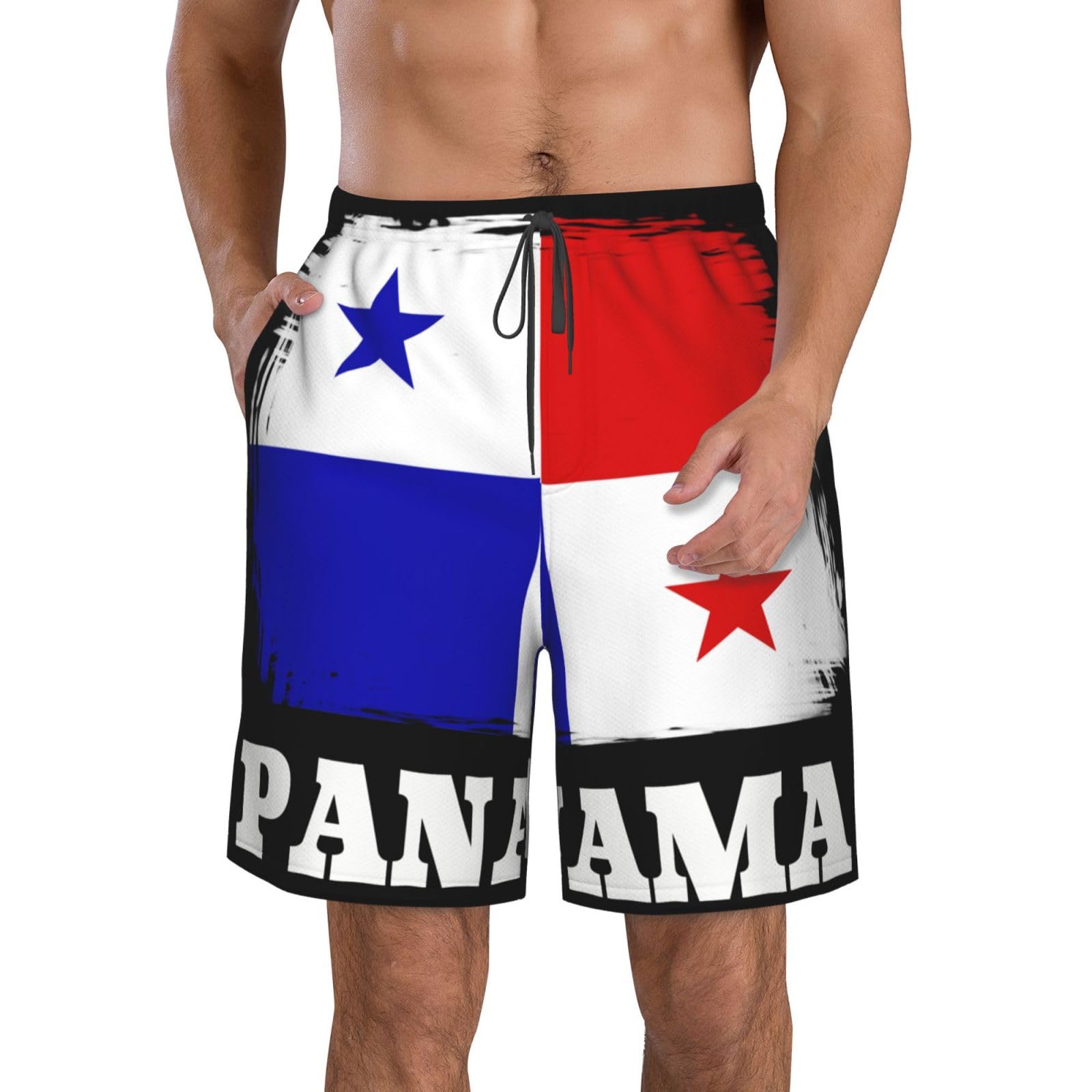 Bandera De Panamá De Novedad Hombre Bañadores De Surf Forro De Malla Pantalones Cortos Secado Rápido Bañadores De Natación