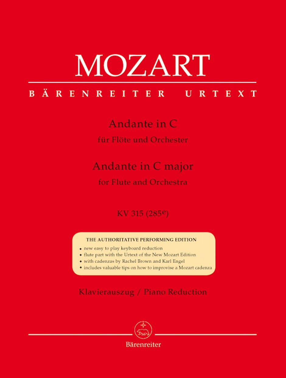 Andante in C major for Flute (K.315) (Flute & Piano)
