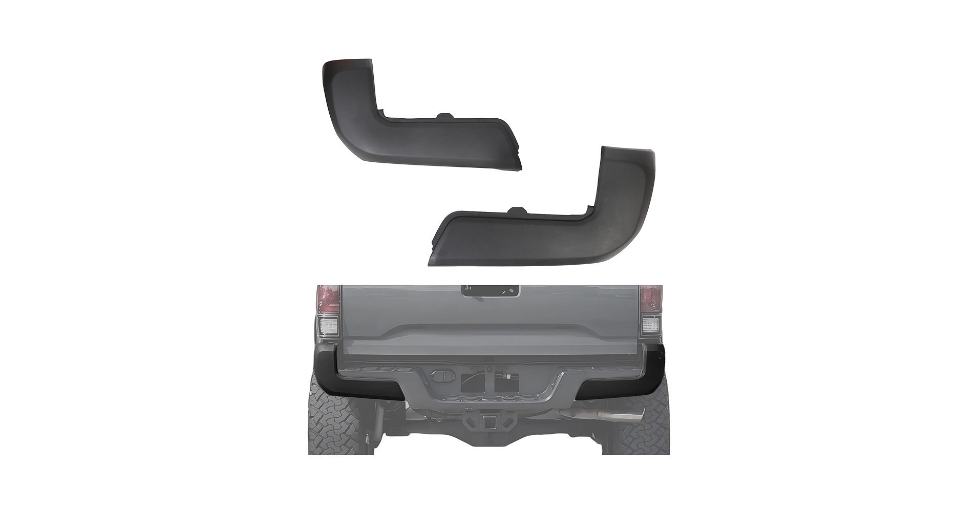 uu♡ Amazon.com: KUAFU Rear Bumper End Cap Compatible with 2016