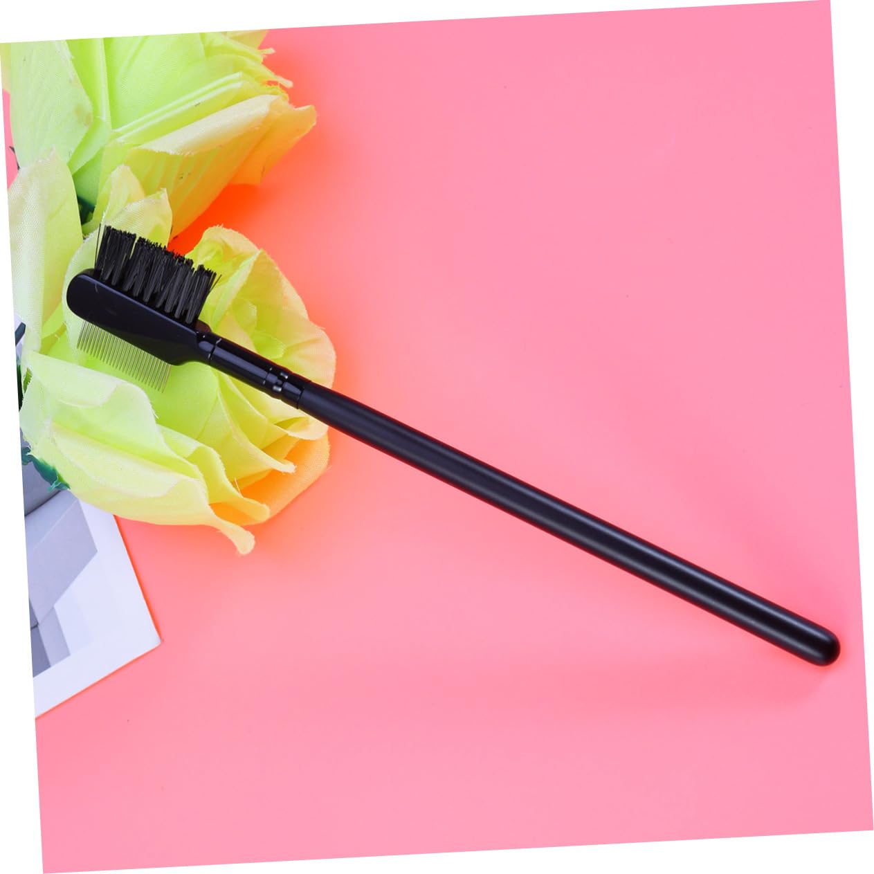 Didiseaon Double-head Beauty Brush Set Eyebrow Comb Makeup Brush Comb for Eyebrow Makeup Portable