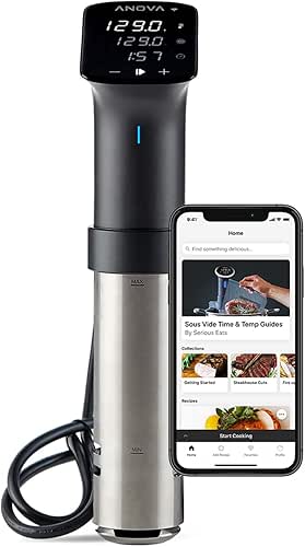 Anova Culinary Sous Vide Precision Cooker Pro, 1200 Watts, Black