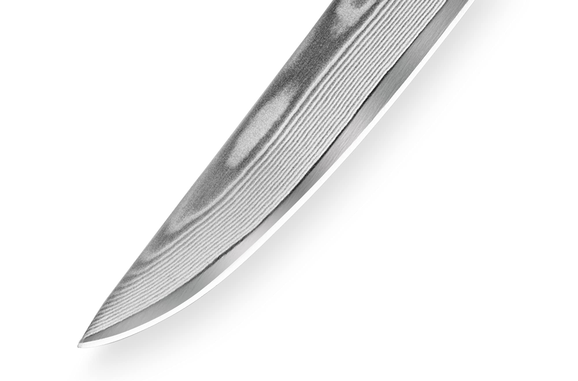 Samura DAMASCUS Ausbeinmesser 6.5"/165 mm. 67 Lagen. Griffmaterial: G-10 + Innovative Verpackung mit schärfendem Papier.