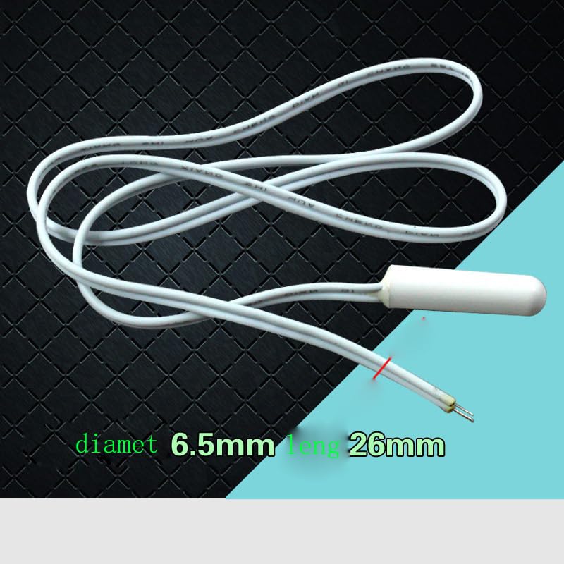 2 Pack Refrigerator Temperature Sensor Replacement NTC Cylinder and Cuboid Temp Probe WR55X10025 Freezer Thermistor Temperature Sensor for Hotpoint GE Refrigerators Fridge Cooling Repair